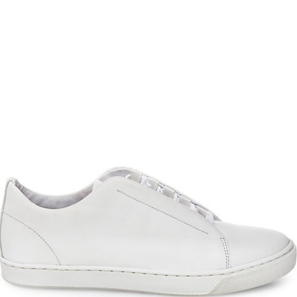 Steve Madden Rila White Leather Sneaker - Picture 3 of 6